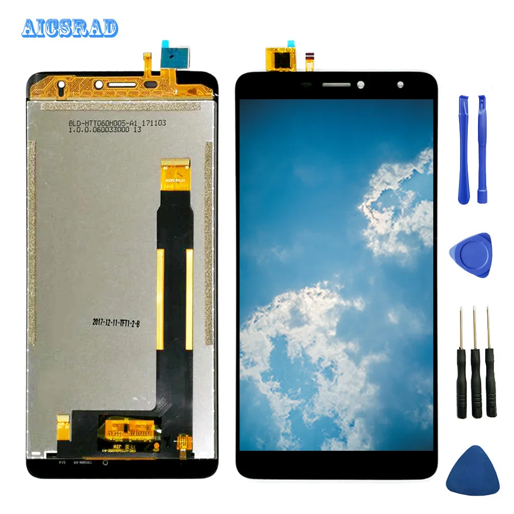 6 дюймовый ЖК дисплей для BQ 6050 Jumbo bqs bq6050 + кодирующий преобразователь сенсорного