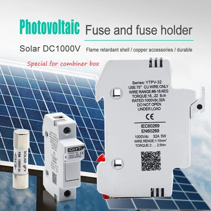 Set of 2 Interrupt Rating 20kA 15 Amp Zephyr 10x38mm 1000Vdc Solar PV Photovoltaic Fuse Set of 2 Interrupt Rating 20kA 15 Amp Zephyr 10x38mm 1000Vdc Solar PV Photovoltaic Fuse