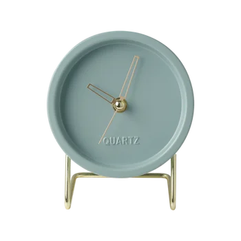 

Nordic Luxury Table Clock Metal Creative Desktop Modern Desk Clocks Living Room Bedroom Silent Home Decoration Saat Gift Ideas