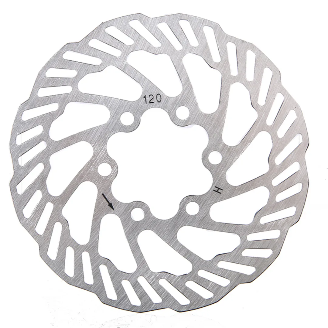 New Arrival Bike Brake Rotor 120/140/160/180/203mm Stainless Steel Bike Disc Brake Rotors + 6 Bolts For Mountain Road Bike