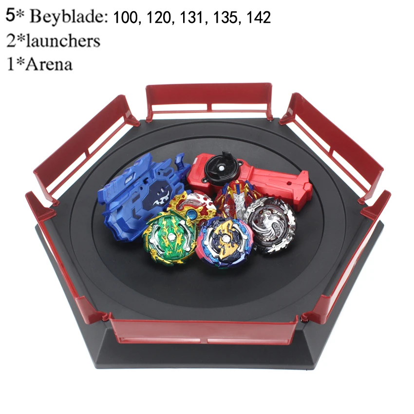 Набор игрушек Beyblade Burst TAKARA TOMY, бейблэйд Арена, бейблэйд, металлический сплав, 4D, с пусковым устройством, волчок, игрушки B150