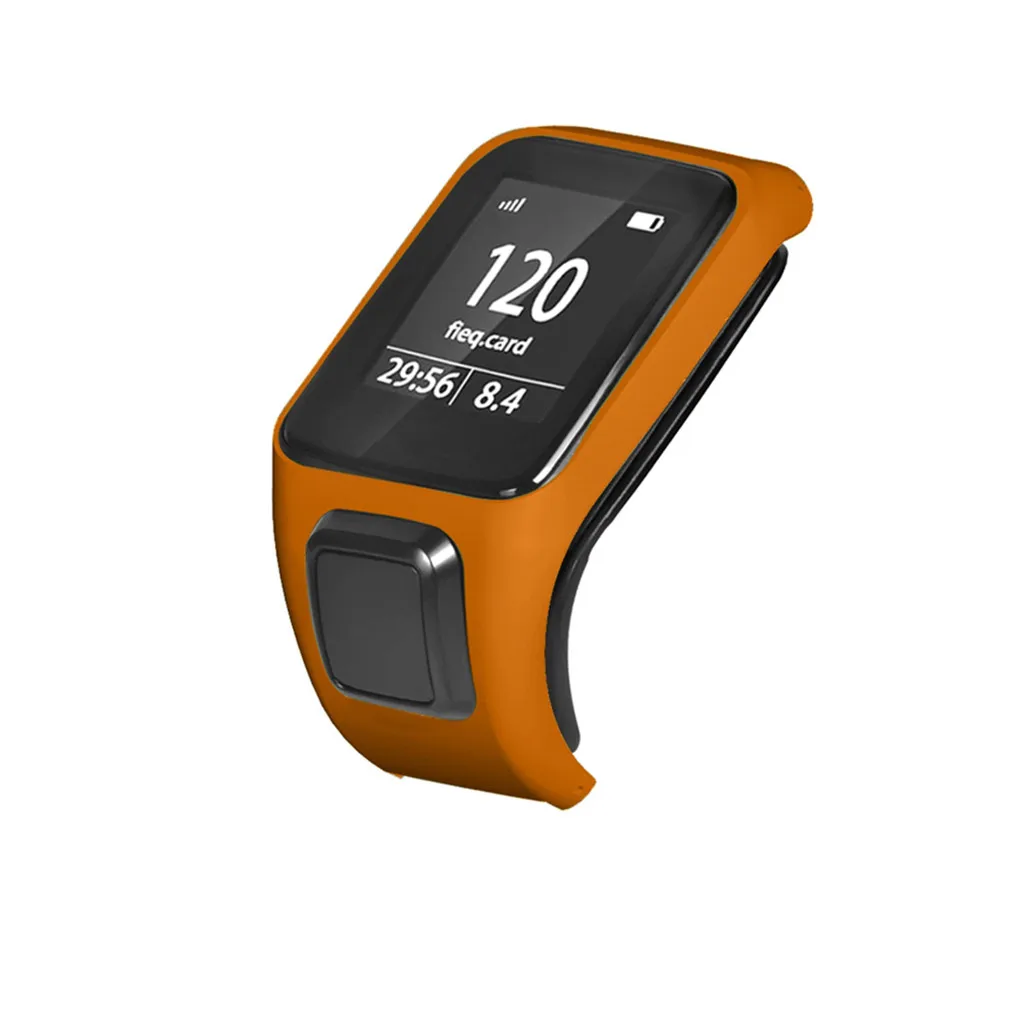 E Защитный чехол Link 20 мм, защитный силиконовый бампер, чехол для TOMTOM Runner 3/Adventurer colorful smart watc#40 - Цвет: E