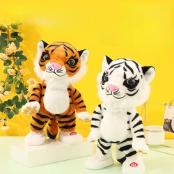 Bangdi – poupée électrique en peluche, jouet de Simulation de tigre qui danse et chante, en secouant la tête et en tordant 