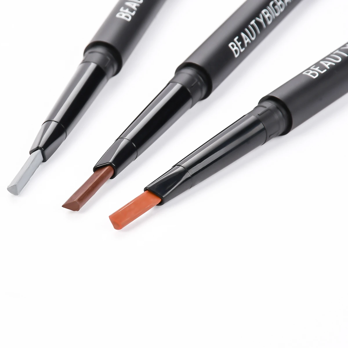 Günstige Schönheit Big Bang Augenbraue Bleistift Enhancer Natürliche Doppel ended Schwarz Braun Grau Farbe Wasserdicht Augenbrauen Stift Kosmetik Werkzeuge