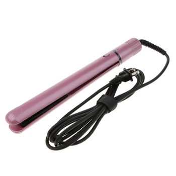 

Professional Hair Straightening Wand Curling Rolling Rod For Hair Styling US Plug