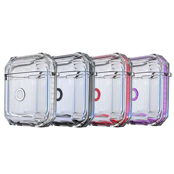 

Soft TPU Protective Case Transparent Cover for AirPods 2 Wireless Charging Box