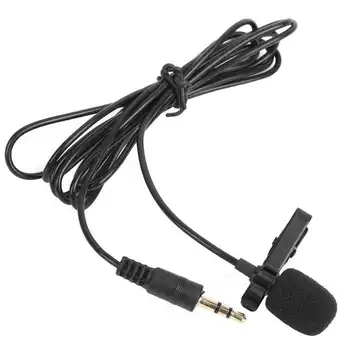 

1.5M Collar Clip Condenser Recording Microphone for PC Notebook Computer Amplifier Hot