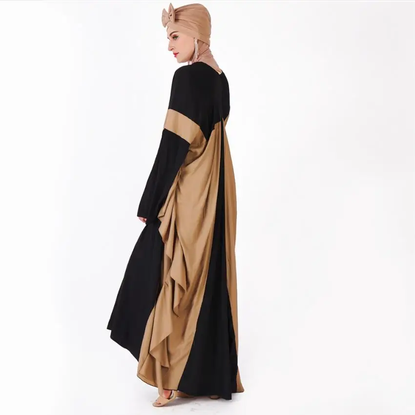 Модная мусульманская абайя с рукавом «летучая мышь», мусульманская ...