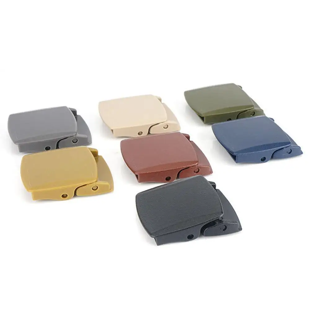 

1PCS High quality 38mm Plastic Belt Buckle Men's Canvas Cosplay Military Adjustable Tied Webbing women DIY Accessories