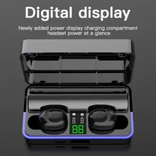 W12 TWS Wireless Bluetooth 5 0 Earbuds Waterproof Touch Earphone LED Digital Display Headset With Mic 3600MAh Charging Box