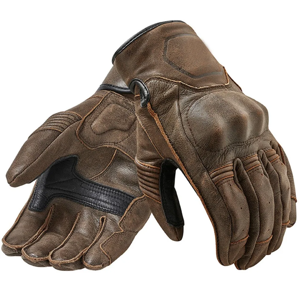 Мотоциклетные Перчатки для Revit Palmer в стиле ретро, городские классические перчатки, легкие перчатки из натуральной воловьей кожи