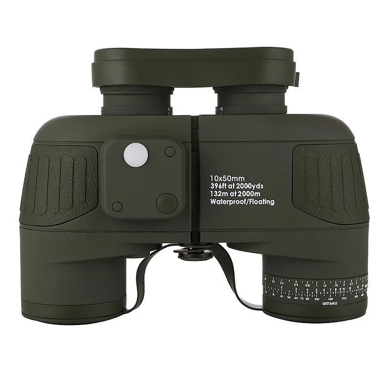 10x50 High Clarity Telescope HD Binoculars For Outdoor Hunting Military Low Light Level Night Vision Zoom Binocular With Compass