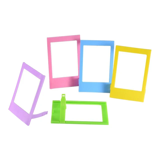5X Színes Képkeret A Mini Instax Dekorációhoz 3 ' Átlátszó Fotókeretek - Image 3