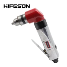 

HIFESON 3/8" 10mm Pneumatic Air Drill Gun 90 Degree High-speed Pistol Type Guns Drill Reversible Tool for Hole Drilling
