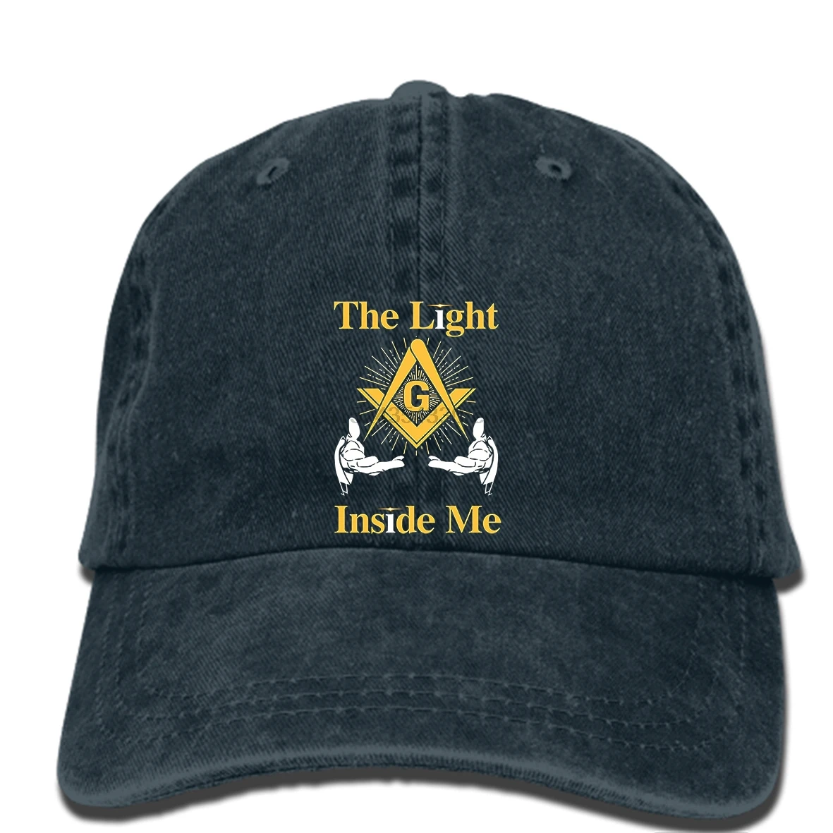 Хип-хоп бейсболки Masonic Store Freemason The Light Inside Me мужская шапка новая модная удобная s
