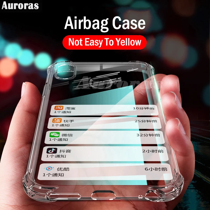 Чехол Auroras для Realme 5 Pro официальный оригинальный прозрачный противоударный