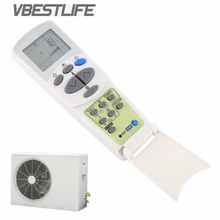Универсальный пульт дистанционного управления кондиционера VBESTLIFE для LG 6711A20096L, ЖК-дисплей