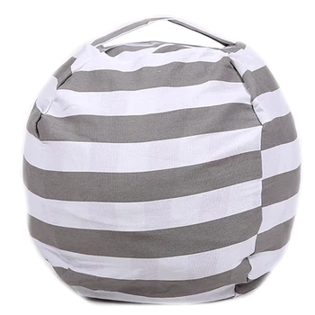 

Stuffed Animal Toy Storage Bean Bag Stuffed Child Plush Toy Storage Bag Multipurpose Large Capacity Gray