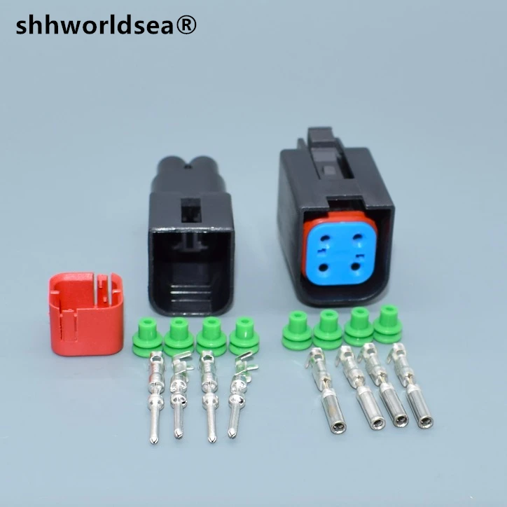 Shhworldsea 4 Pin 8-1437710-5 электрическая водонепроницаемая розетка герметичная вилка для