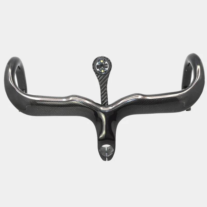 

Carbon Fiber Stopwatch Holder One-piece Bent Handlebar Only Extend Holder Compatible Garmin BERENT Teng Cat's Eye Support Lamp B