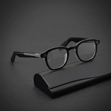 

Brand Design Acetate Reading Glasses Frame Men Women Vintage Square Myopia Optical Prescription Eyeglasses 2021 Fashion Eyewear