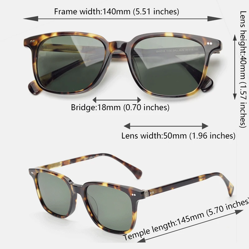 Vintage Square Sun Glasses OV5316 Polarizd Sunglassees Men for Vintage Square Sun Glasses OV5316 Polarizd Sunglassees Men for