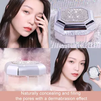 

4-color Loose Powder Brightening Oil Control Concealer Lightweight Breathable Setting Powder MH88