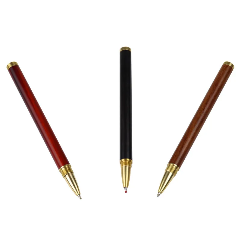 Re-ancient Chinese style red wood signature ballpoint pen sandalwood jewelry pen business water pen