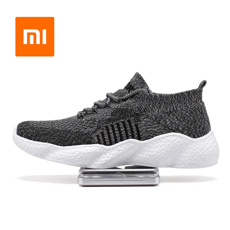 Xiaomi, мужская повседневная обувь, на шнуровке, носок, кроссовки, легкие, удобные, дышащие, на открытом воздухе, для бега, ходьбы, кроссовки для тенниса