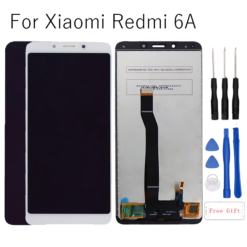 

LCD for Xiaomi Redmi 6 LCD Display With Frame Touch Screen Digitizer Assembly for Redmi 6A LCD display replacement Repair Kit