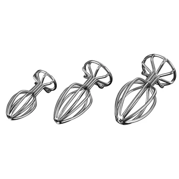 3 Size Anal Plug Hollow Stainless Steel Metal Butt Plug Prostate Massager Stimulator Bdsm Tapon Anal Sex Toys Dildo For Women 5