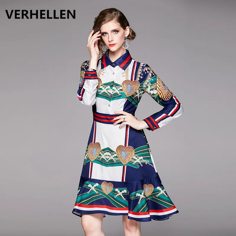 Женское платье с длинным рукавом VERHELLEN модельное Элегантное повседневное