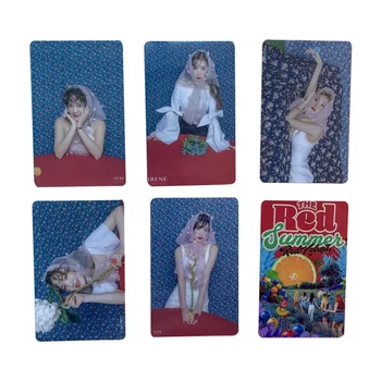 

5PCS/Set KPOP Red Velvet Postcard PVC Yeri JOY SeulGi Wendy LOMO Card Photocards For Fans Collection Gift