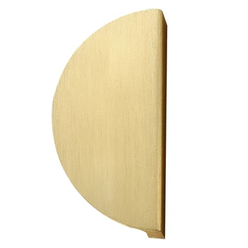 

Kitchen Drawer Cabinet Knob Aluminum DIY Semi Circle Home Decor Door Pull Accessories Dresser With Screws Cupboard Handle