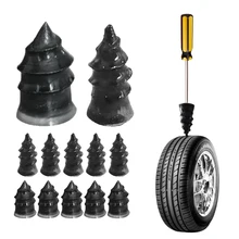 

Vacuum Tyre Repair Nail Kit for Motorcycle Car Scooter Rubber Tubeless Tire Puncture Repair Tool Set Repair Tire Film Nail
