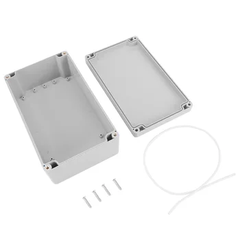 

200*120*75mm Water-resistant IP65 ABS Electrical Project Box Enclosure Instrument Case Junction Box with Accessories
