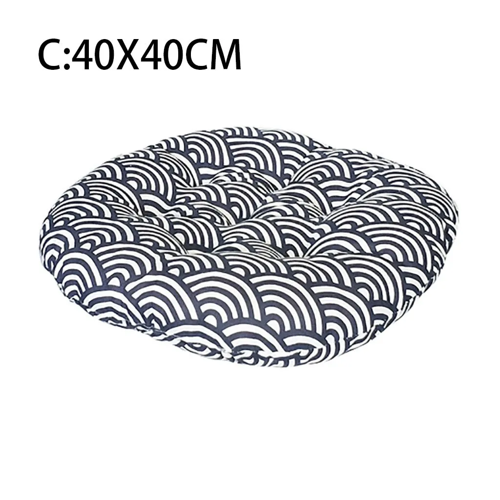 Подушка для стула, японская, льняная, круглая, хлопковая, мягкая, обивка, мягкая подкладка, подушка для офисного, домашнего, автомобильного сиденья, Подушка для офиса#45