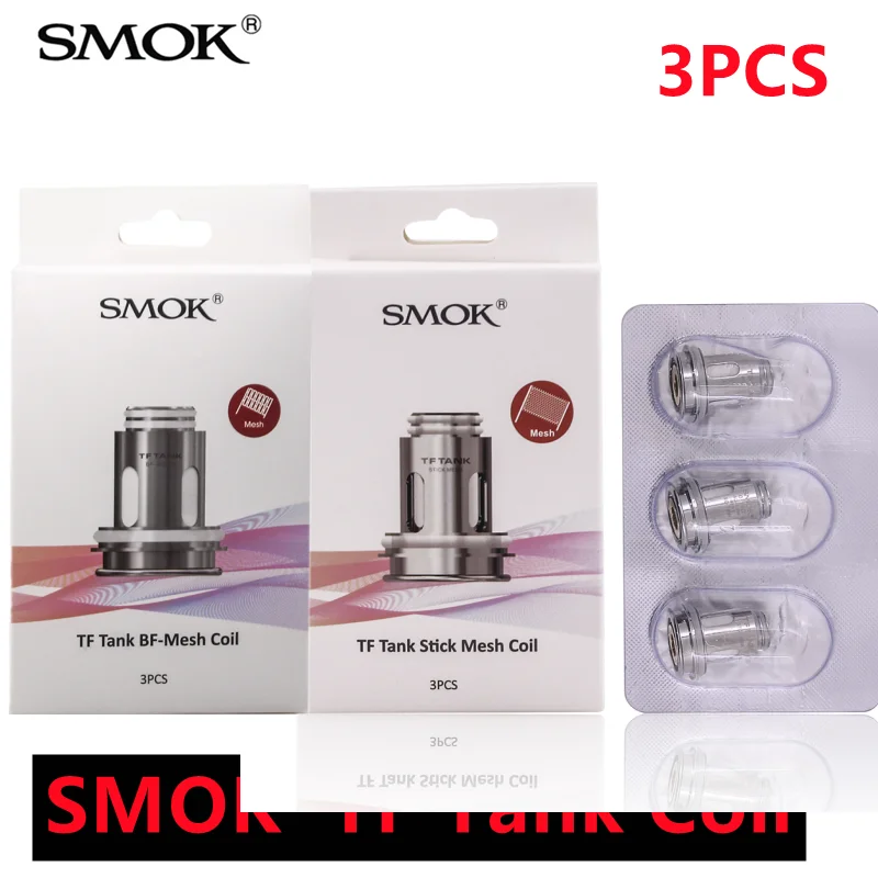 Tanio 3 sztuk Vape SMOK TF cewki zbiornika elektroniczny papieros TF BF