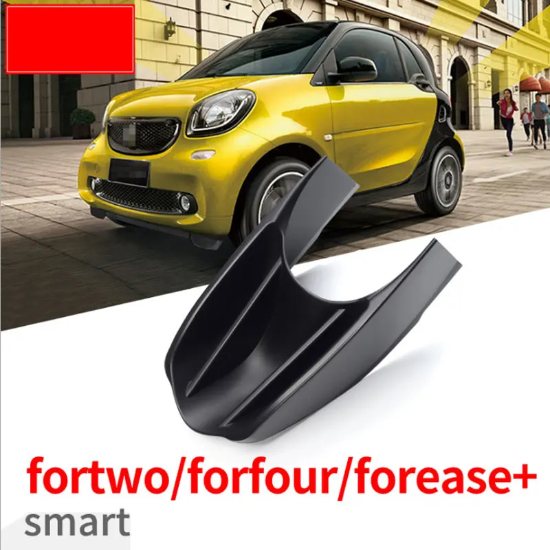 Caixa de armazenamento do centro do braço do carro para smart 453 fortwo forfour 2015-2019 recipiente luva organizador automático para acessórios do carro