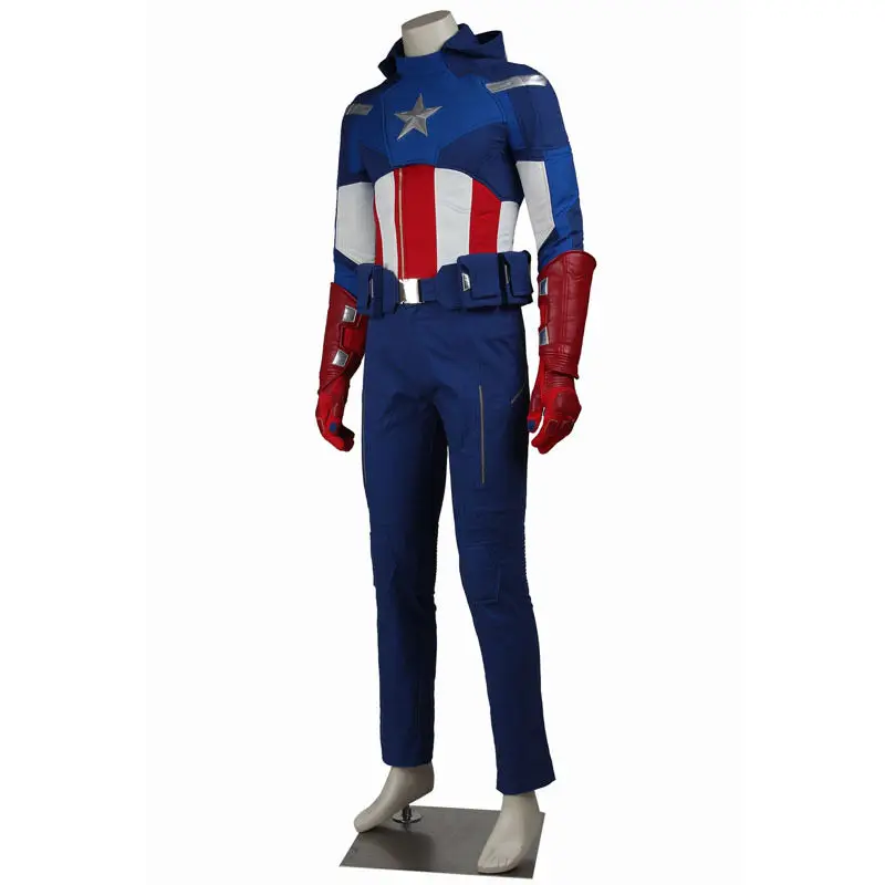 Мстители 1 Капитан Америка Стивен Роджерс косплей костюм супергероя Капитан Америка Хэллоуин костюм Взрослый наряд косплей ONSEN