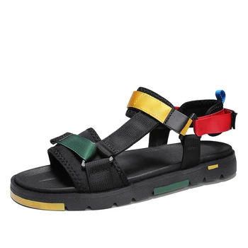

Men's Sandals Leather Open Toe Beach Sandal Outdoor Summer Sport Sandals YG-T05