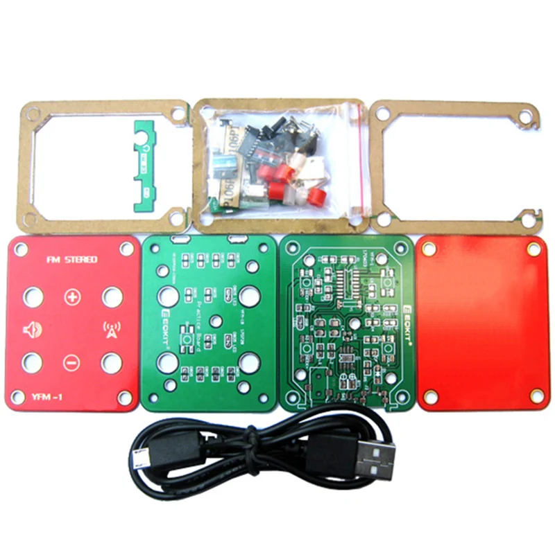 76-108MHz FM Stereo Radio Receiver Module DIY Kits Radio Production Kit