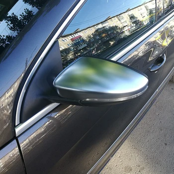 

Matt Chrome Mirror Cover Rearview Side Mirror Cap Housing For Vw Passat B7 Cc Jetta Mk6 Beetle
