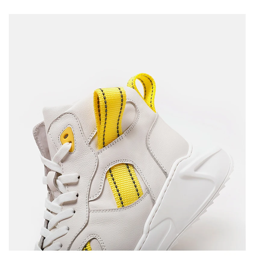 WJ Fashion Men's Hip Hop Street Dance Shoes High Top Chunky Sneakers Autumn Summer Casual Mesh Shoes Boys Zapatos Hombr