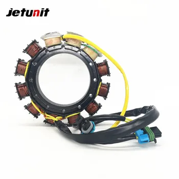 

JETUNIT 100%premium outboard 40 AMP Stator assy FOR Mercury V6 SportJet & 2.5Liter 135-150-175-200 HP 2000 & Up 398-858404T 4 L
