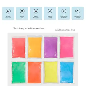 

100g Fluorescent UV Pigment Powder Black Light Reactive Luminous Resin Pigment