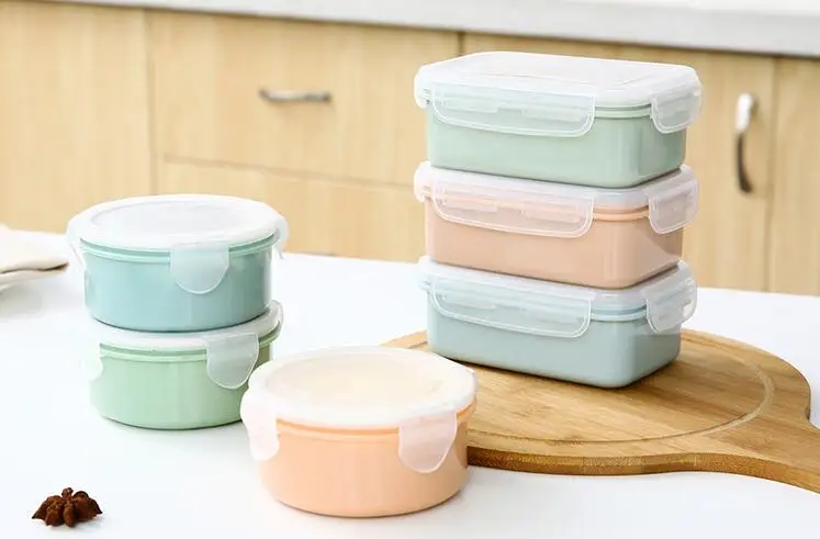 

Kitchen Transparent Food Sealed Refrigerator Food Prep Box Fresh Keeping Spices Storage Lunch Container Lunch Box