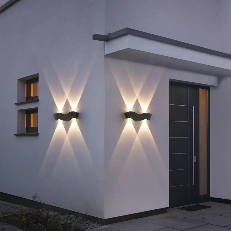 IP65 outdoor waterproof wall light 220V 4W/6W/7W LED light villa park courtyard porch sconce decorative lighting wall light led wall lamp led light