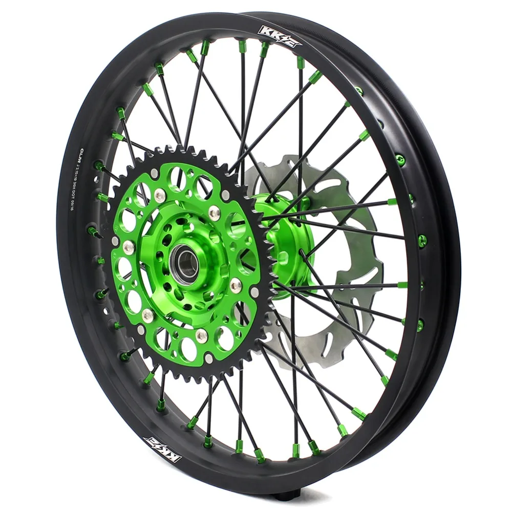 Pro Taper Rear Sprocket 48T for 04-18 Kawasaki KX250F Green
