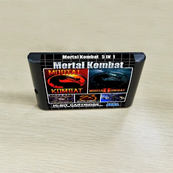 

Mortal Kombat 5 in 1 Ultimate Mortal Kombat 3 - 16 bit MD Games Cartridge For MegaDrive Genesis console